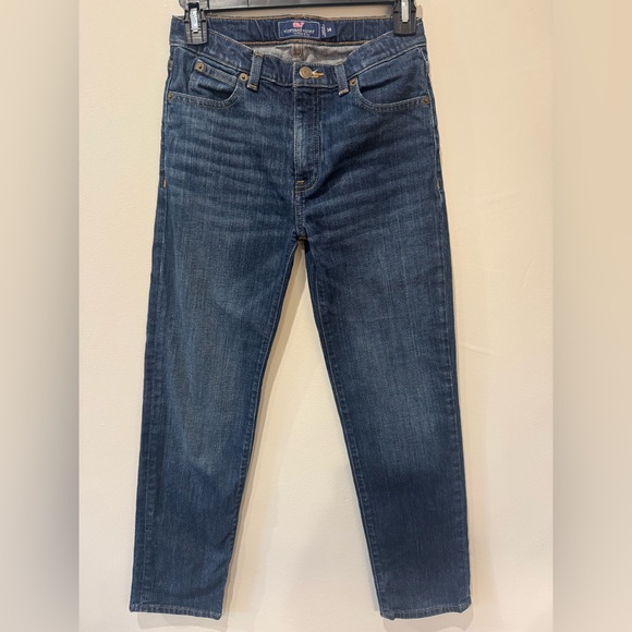 Vineyard Vines Denim Straight Leg Pants Boys Size 14 - Picture 1 of 3